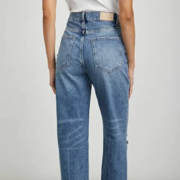 NWT Rails - The Topanga High Rise Straight Size 29 in Vintage Sapphire Distress